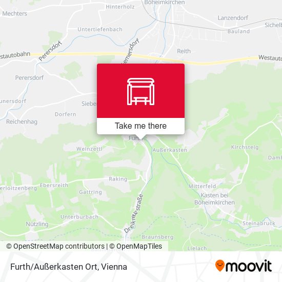 Furth/Außerkasten Ort map
