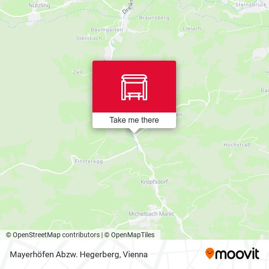Mayerhöfen Abzw. Hegerberg map