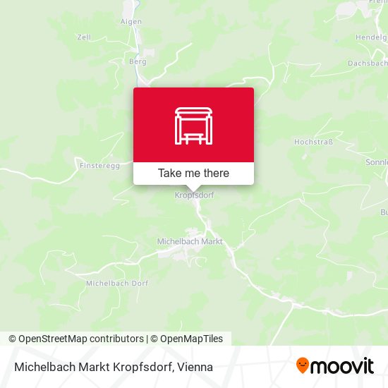 Michelbach Markt Kropfsdorf map