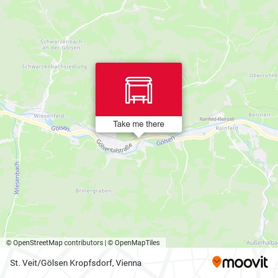 St. Veit/Gölsen Kropfsdorf map