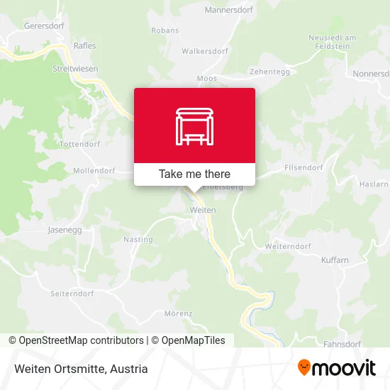 Weiten Ortsmitte map