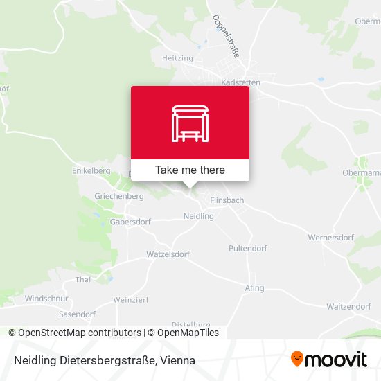 Neidling Dietersbergstraße map
