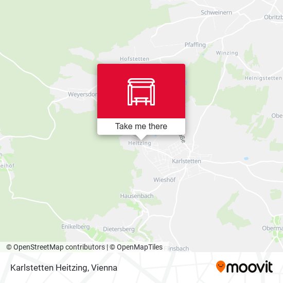 Karlstetten Heitzing map