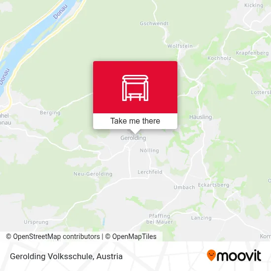 Gerolding Volksschule map