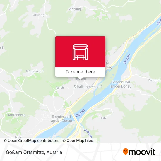 Goßam Ortsmitte map