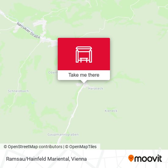 Ramsau/Hainfeld Mariental map