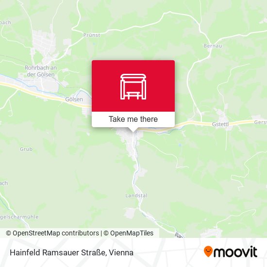 Hainfeld Ramsauer Straße map
