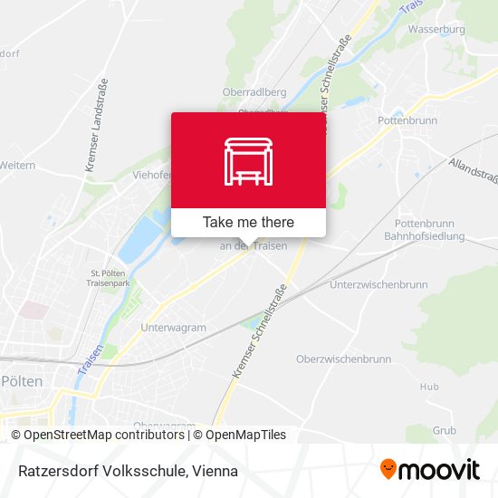 Ratzersdorf Volksschule map