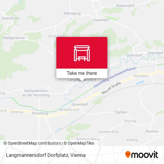 Langmannersdorf Dorfplatz map