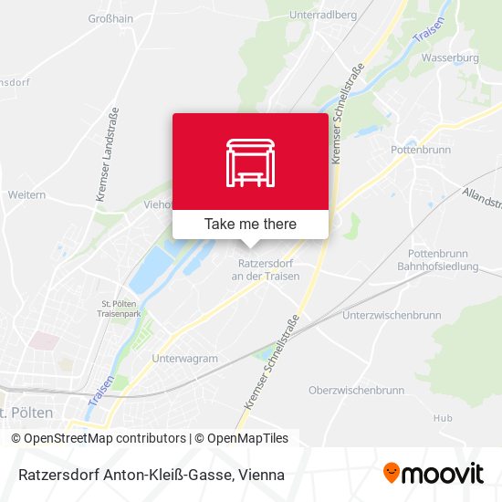 Ratzersdorf Anton-Kleiß-Gasse map