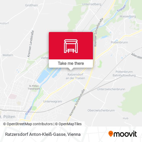 Ratzersdorf Anton-Kleiß-Gasse map