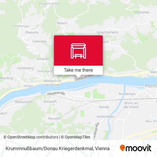 Krummnußbaum / Donau Kriegerdenkmal map