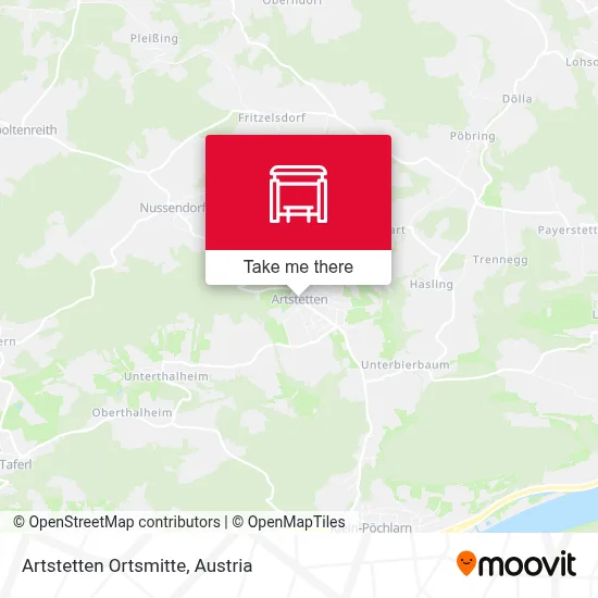 Artstetten Ortsmitte map