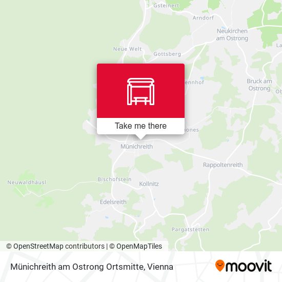 Münichreith am Ostrong Ortsmitte map