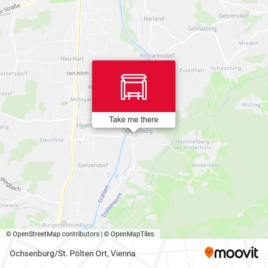 Ochsenburg/St. Pölten Ort map