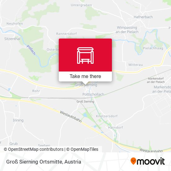 Groß Sierning Ortsmitte map