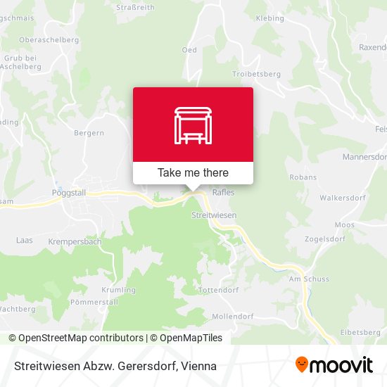 Streitwiesen Abzw. Gerersdorf map