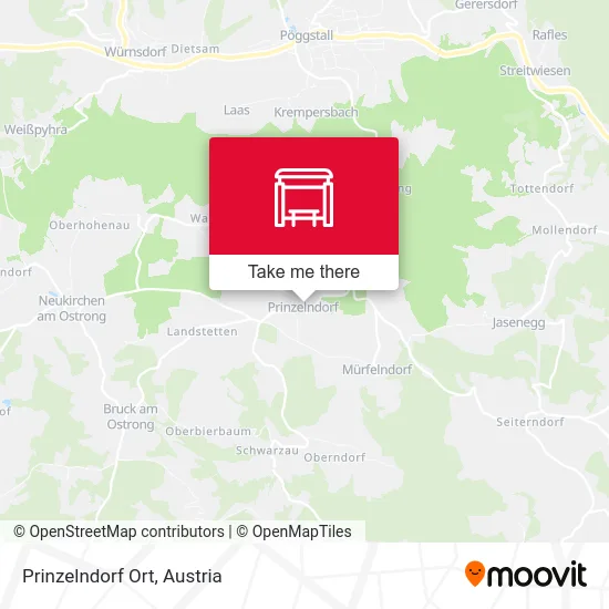 Prinzelndorf Ort map
