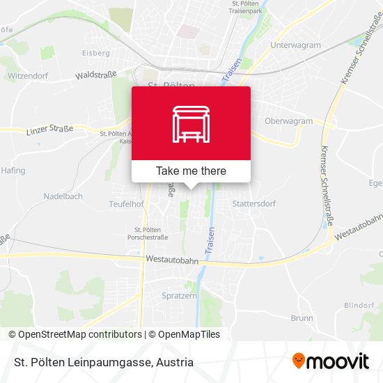 St. Pölten Leinpaumgasse map