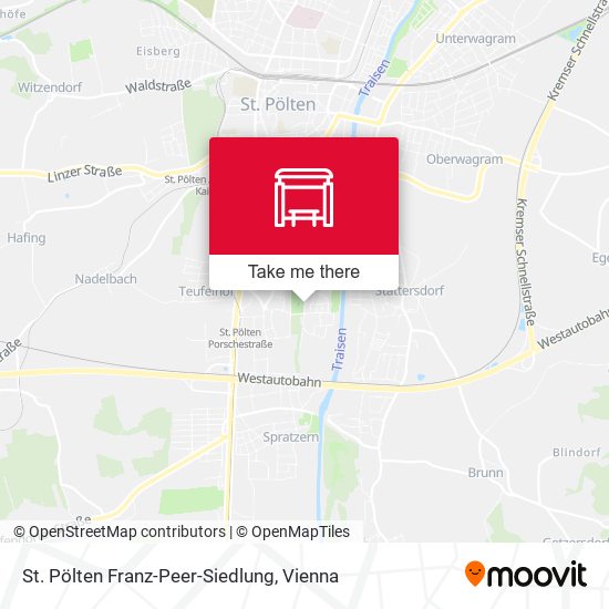 St. Pölten Franz-Peer-Siedlung map