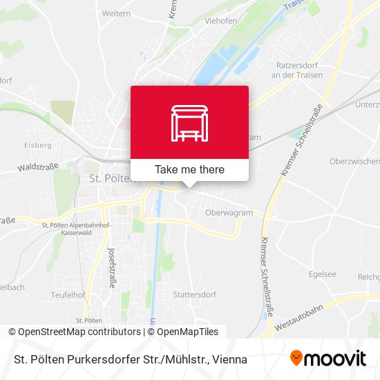 St. Pölten Purkersdorfer Str. / Mühlstr. map