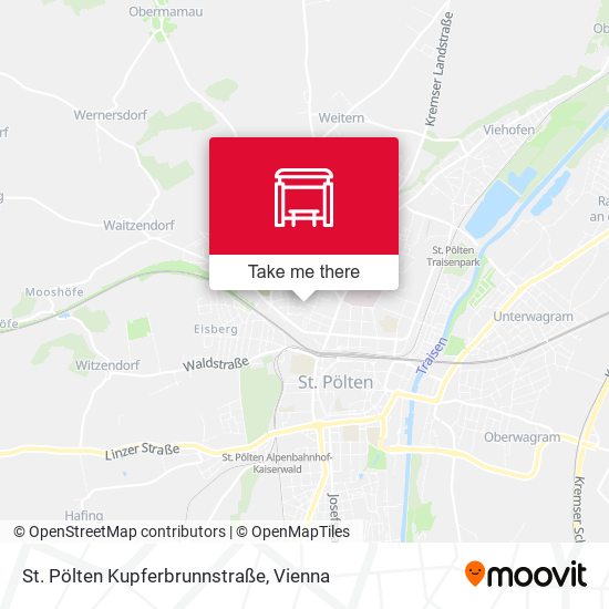 St. Pölten Kupferbrunnstraße map