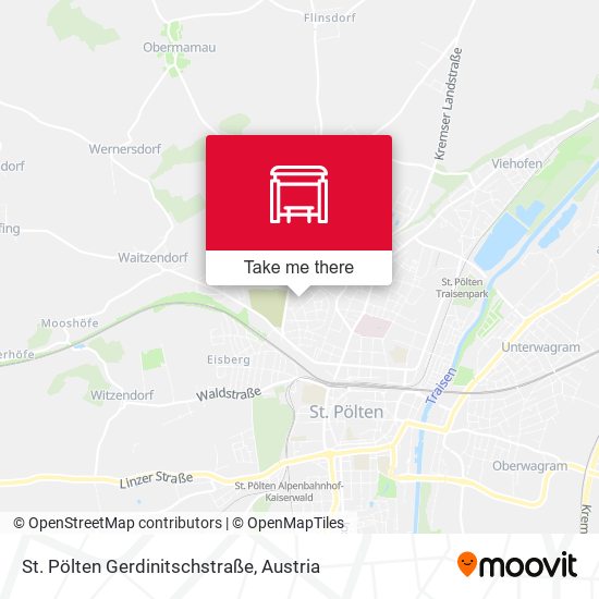 St. Pölten Gerdinitschstraße map