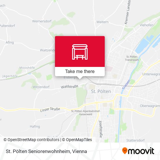 St. Pölten Seniorenwohnheim map