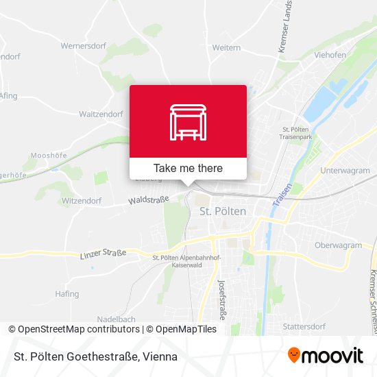 St. Pölten Goethestraße map