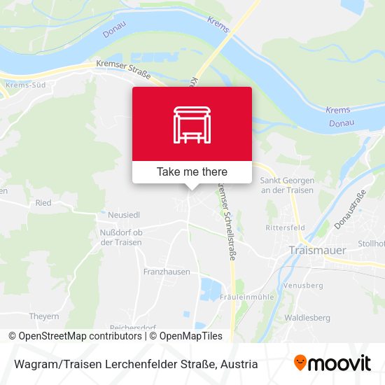 Wagram / Traisen Lerchenfelder Straße map