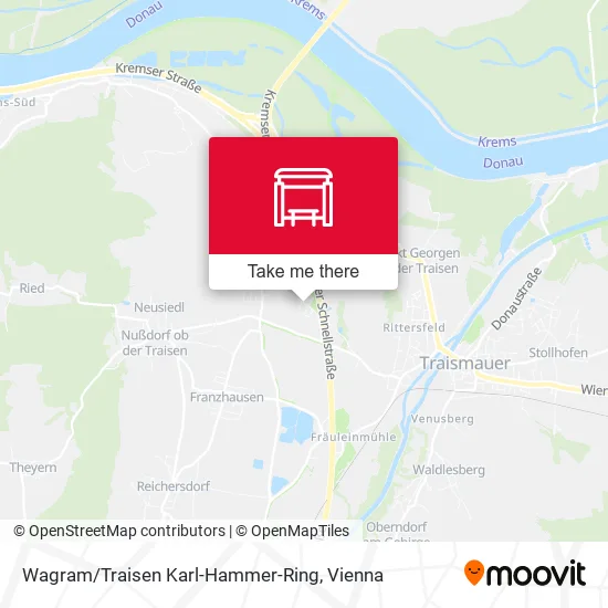 Wagram / Traisen Karl-Hammer-Ring map