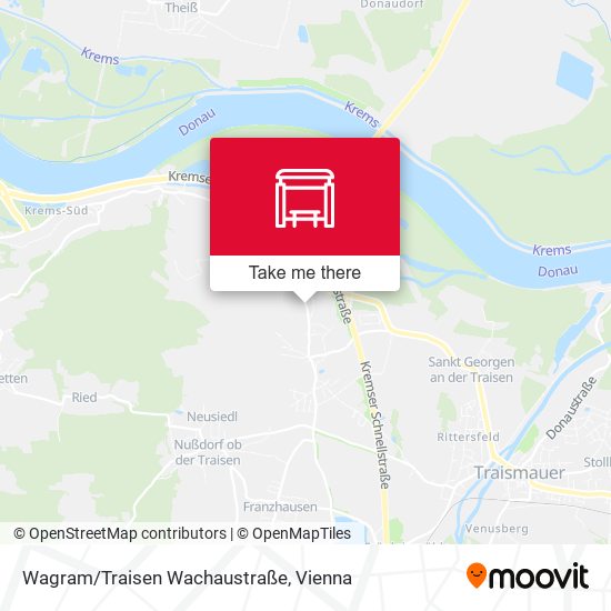 Wagram/Traisen Wachaustraße map