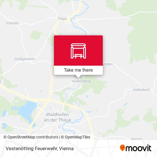 Vestenötting Feuerwehr map