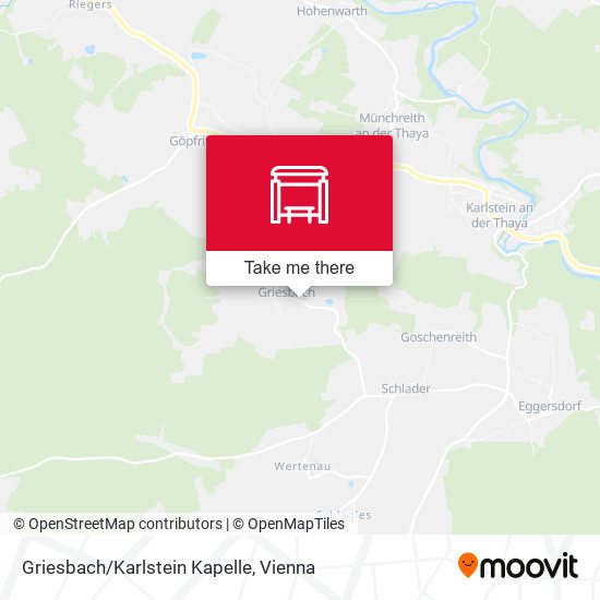 Griesbach/Karlstein Kapelle map
