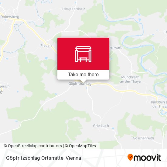 Göpfritzschlag Ortsmitte map