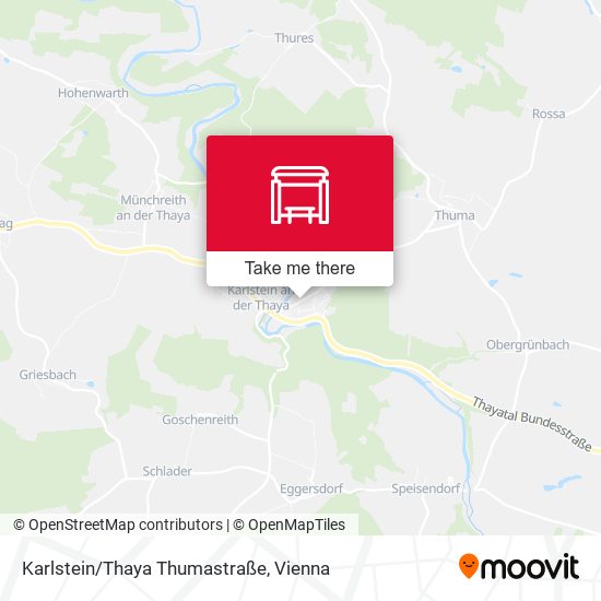 Karlstein/Thaya Thumastraße map