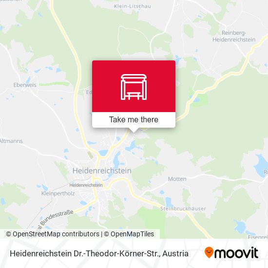 Heidenreichstein Dr.-Theodor-Körner-Str. map