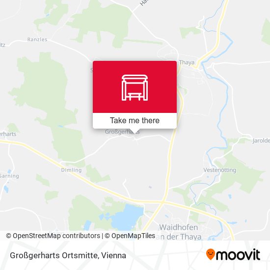 Großgerharts Ortsmitte map