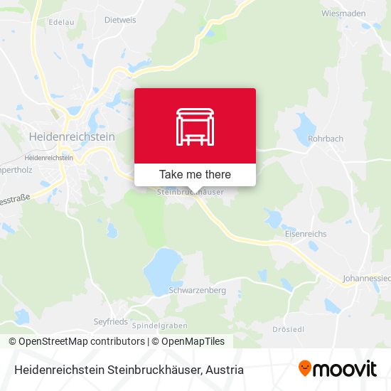 Heidenreichstein Steinbruckhäuser map
