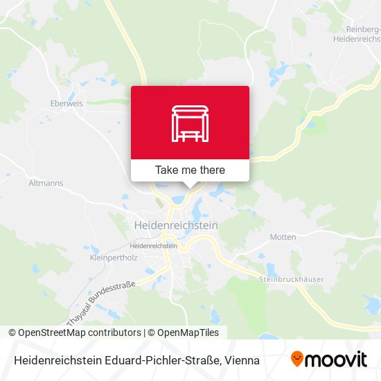 Heidenreichstein Eduard-Pichler-Straße map