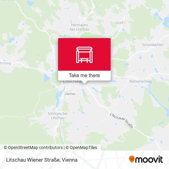 Litschau Wiener Straße map