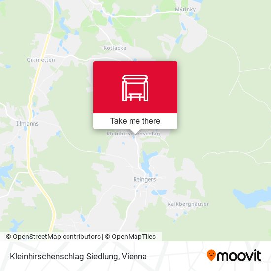Kleinhirschenschlag Siedlung map