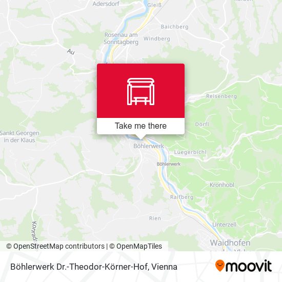 Böhlerwerk Dr.-Theodor-Körner-Hof map