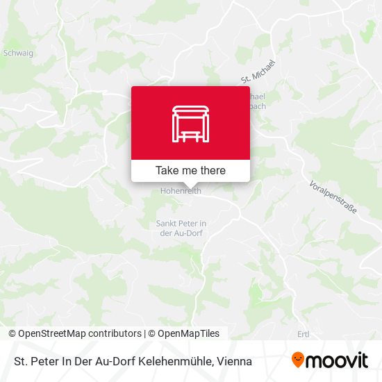 St. Peter In Der Au-Dorf Kelehenmühle map