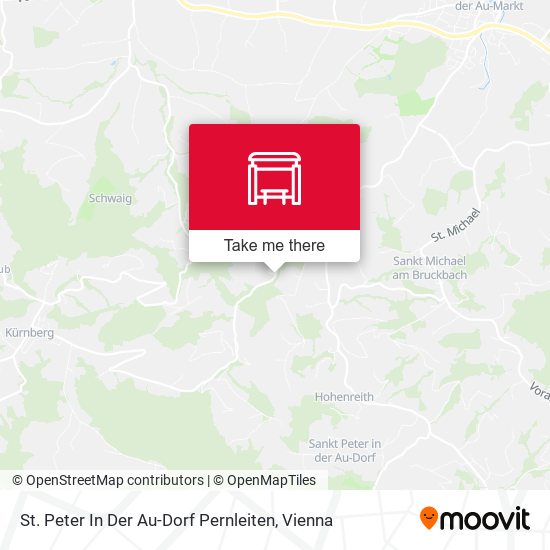 St. Peter In Der Au-Dorf Pernleiten map