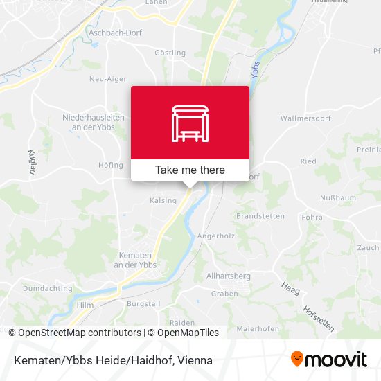 Kematen/Ybbs Heide/Haidhof map