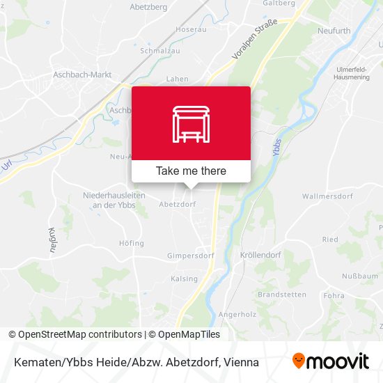 Kematen / Ybbs Heide / Abzw. Abetzdorf map