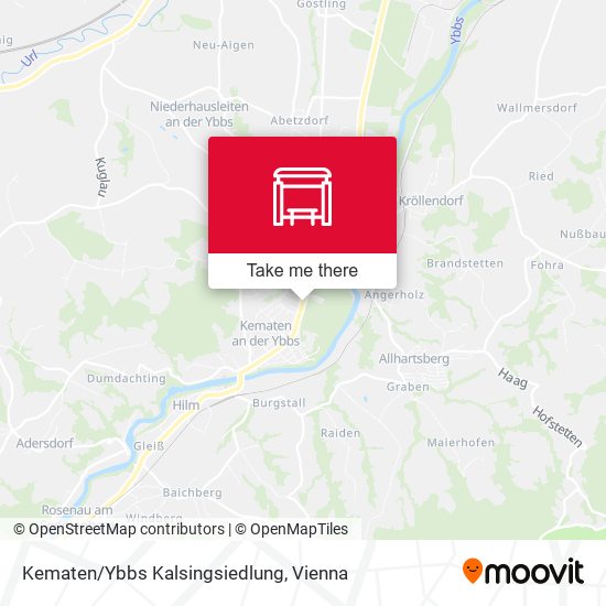 Kematen/Ybbs Kalsingsiedlung map