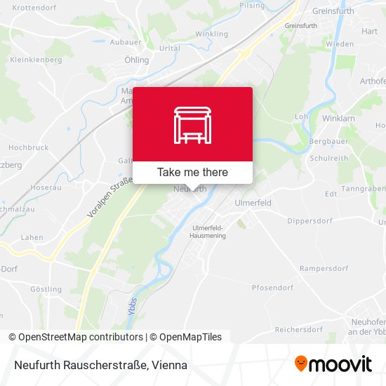 Neufurth Rauscherstraße map