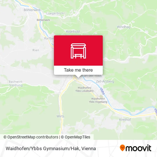 Waidhofen/Ybbs Gymnasium/Hak map